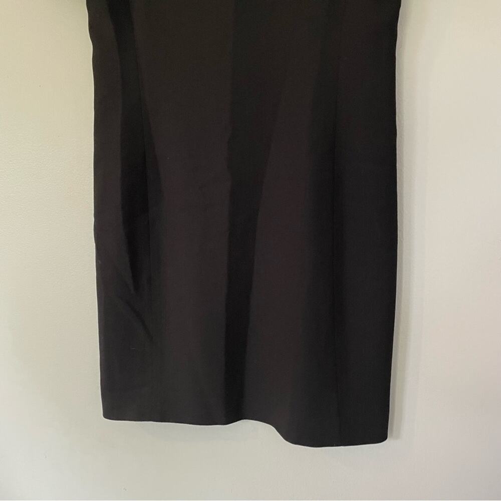 VTG Ilie Wacs Saks Fifth 1960s Classic Black Short Sleeve Dress SIZE 6 USA Made - Picture 12 of 12
